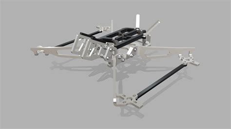 zbroy drones prometheus  freestyle fpv frame  model  zbroydrones ac sketchfab