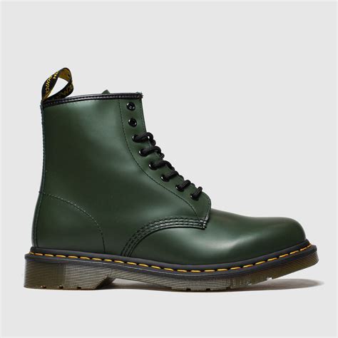 dr martens dark green  boots shoefreak