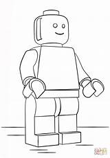 Lego Coloring Man Pages Printable Minifigures Character Kids Paper Clipart Color Drawing Indiana Jones Marvel Drawings Popular sketch template
