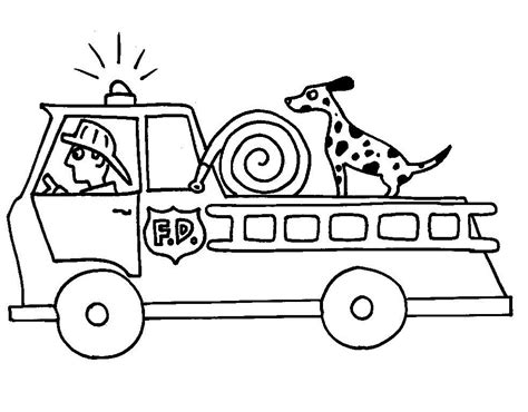 fire truck coloring pages  printable coloring pages  kids
