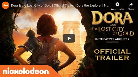 dora the explorer official trailer released spanglish girl