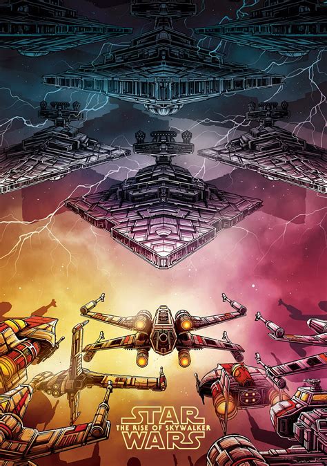 star wars  rise   skywalker imax amc poster    printsu