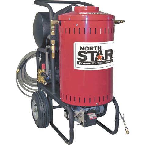 shipping northstar electric wet steam hot water pressure washer  psi  gpm