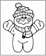 Snowman Coloring Printable Color sketch template