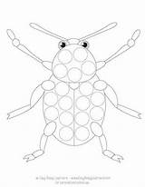Dot Do Bug Printables Bugs Easy Printable Easypeasylearners Kids Peasy Learners sketch template