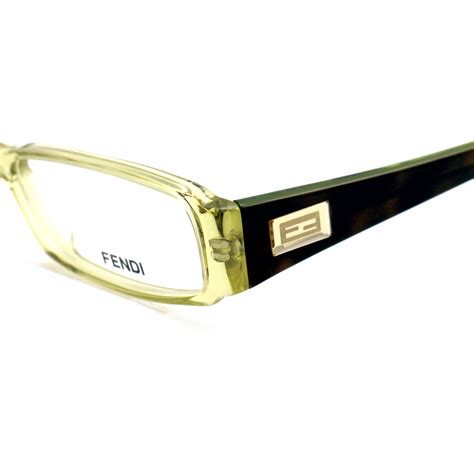 Fendi Eyeglasses Women Clear Green Full Rim Rectangle 50 14 135 F891