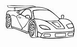 Mobil Sketsa Balap Kendaraan Mudah Broonet sketch template