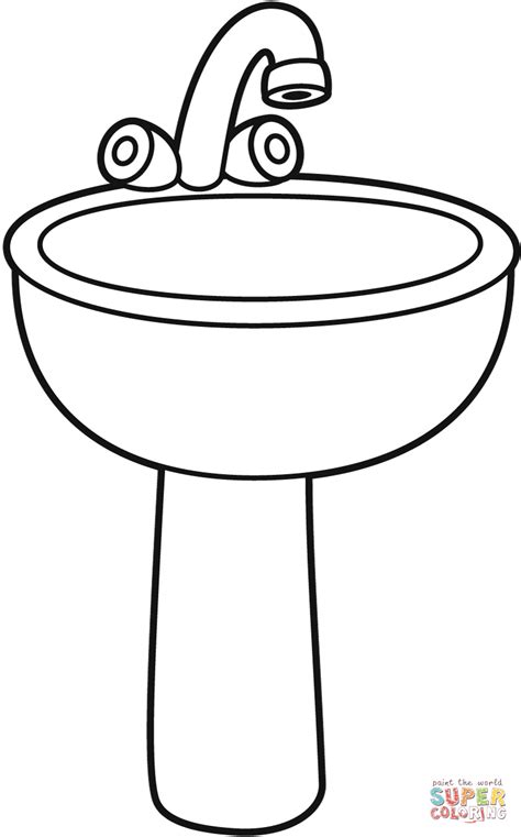 sink coloring page  printable coloring pages