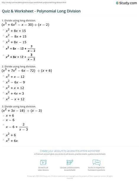 solving polynomial equations worksheet printable worksheets
