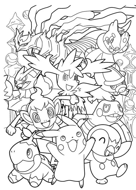 pokemon coloring pages   print