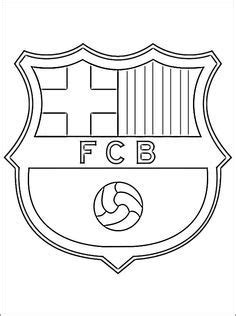 cool coloring pages  fc barcelona logo coloring page