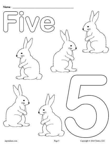 number   coloring page numbers  printable templates coloring