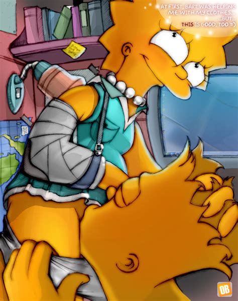 Rule 34 Bart Simpson Brother And Sister Cast Cunnilingus Eyes Closed