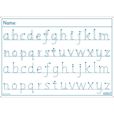 edtech alphabet tracing boards pack   findel education