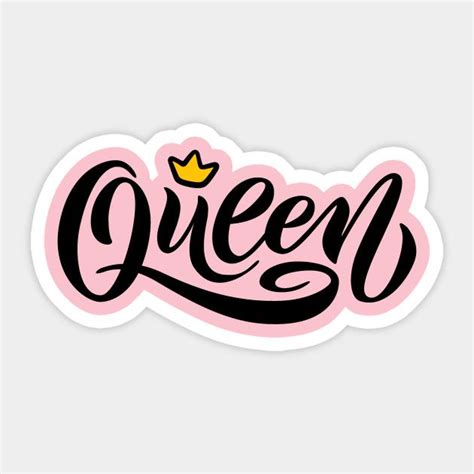 Queen Queen Sticker Teepublic Pegatinas Bonitas Pegatinas