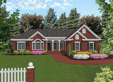 attractive mid size ranch ga architectural designs house plans