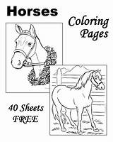Horse Coloring Pages Horses Kids Sheets Color Printable Animal Raisingourkids Birthday Colouring Raising Draw Gif Really Choose Board sketch template