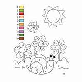 Fill Coloring Colors Pages Preschool Color Number Numbers Printable Pic Dots Connect Find Top Online Ones Little sketch template