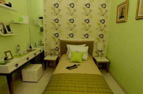 contoh warna wallpaper dindng kamar tidur minimalis