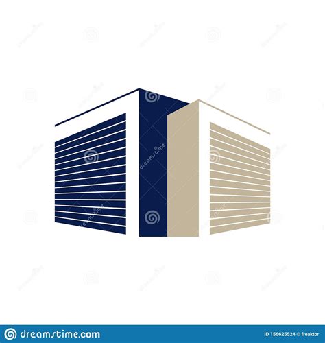 securedpublicselfstoragelogodesignvectorillustration logistics logo  storage logo