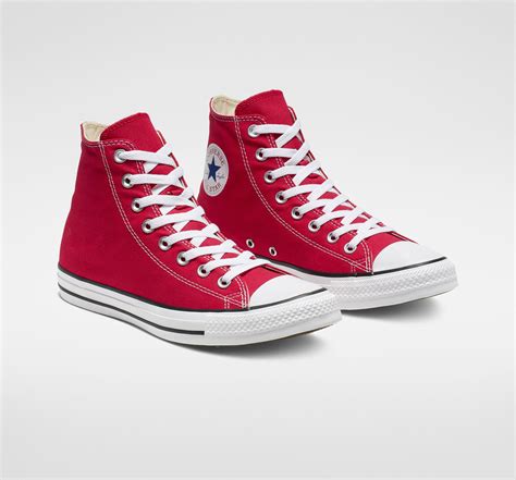 converse unisex chuck taylor  star high top sneaker red  ebay