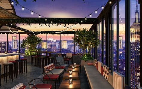 york citys largest rooftop bar    open travel leisure