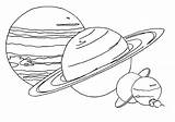Universo Coloring Dibuixos Laminas Planetes Saturn Dibuix Nens Manualitats Nadal sketch template