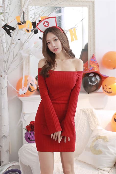 Korean Model Yoon Ae Ji Sexy Halloween Asian Beauty Image