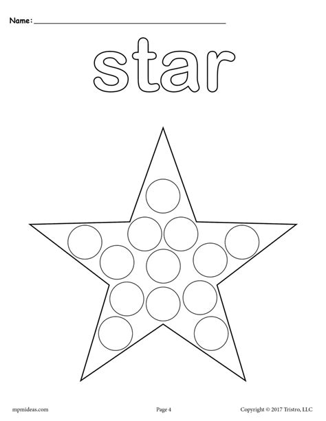star worksheets tracing coloring pages cutting  supplyme