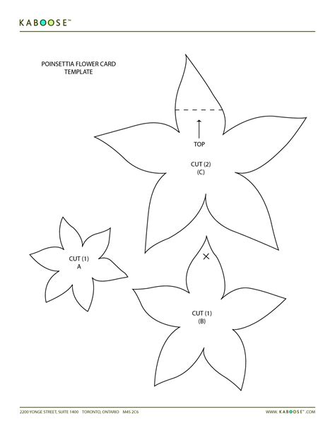 images  large poinsettia flower template canbumnet flower