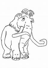 Ice Age Coloring Pages Mammoth Colouring Era Printable Elephant Clipart Do Gelo Mamoth Sheets Cute Books Last Read Library Comments sketch template