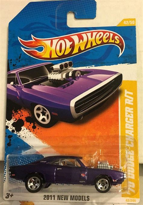 70 Dodge Charger R T 42 Purple 2011 Hot Wheels