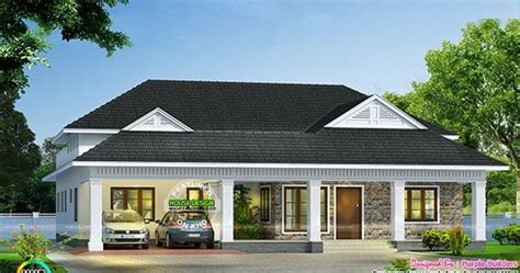 modern bungalow architecture  sq ft kerala home design  floor plans  dream houses