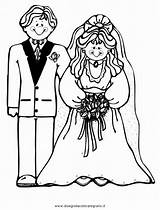 Brautpaar Sposa Spose Malvorlage Disegno Pintar Malvorlagen Ausmalen Colorare Ausmalbilder Bodas sketch template
