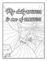 Gratitude Daily Affirmations Amazing sketch template