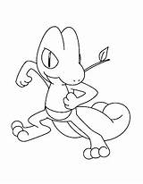 Pokemon Coloring Pages Advanced Treecko Coloriage Drawings Picgifs Imprimer sketch template