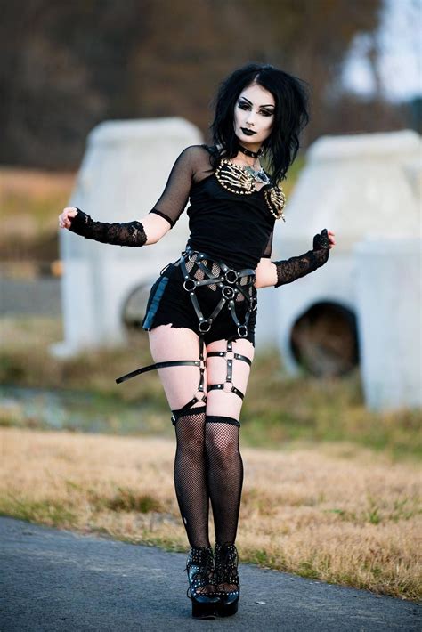 Theblackmetalbarbie Gothicbeauty Emofashion Goth Model Gothic