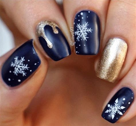 blue winter nails art designs ideas  modern fashion blog