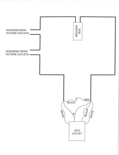 confused    bathroom gfci  wired  pictures doityourselfcom community forums