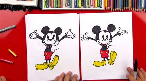 draw mickey mouse  art giveaway art  kids hub