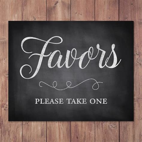 wedding favors sign favors    rustic favors