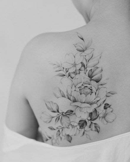 61 ideas for flowers in hair tattoo style floral back tattoos back