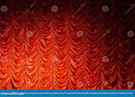 tonights show stock photo image  curtain