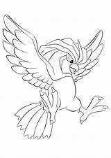 Pokemon Pidgeotto Coloring Pages Color Generation Kids Type Easy Choose Board sketch template