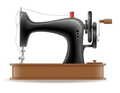 maquina de coser antigua retro vintage icono stock vector ilustracion  vector en vecteezy