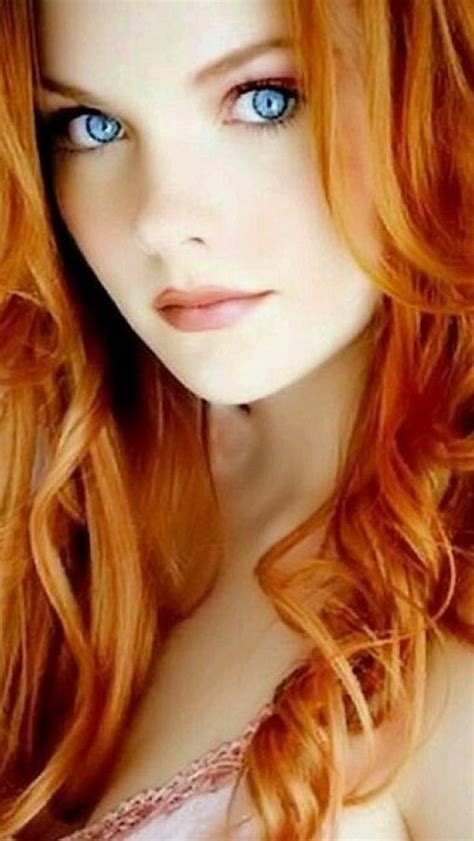 Beautiful Blue Eyes 😍 Strawberry Blonde Hair Redhead