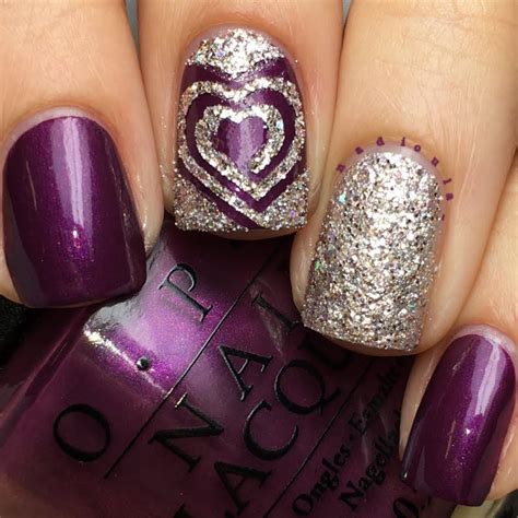 trendy purple nail art designs easyday