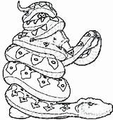 Garter Getdrawings Drawing Coloring Snake sketch template