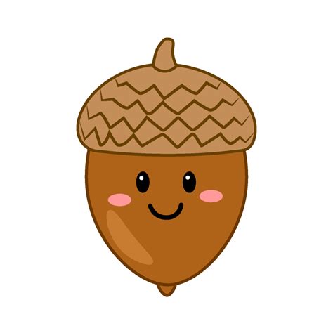cute acorn  pictureillustoon  clip art fall clip art acorn