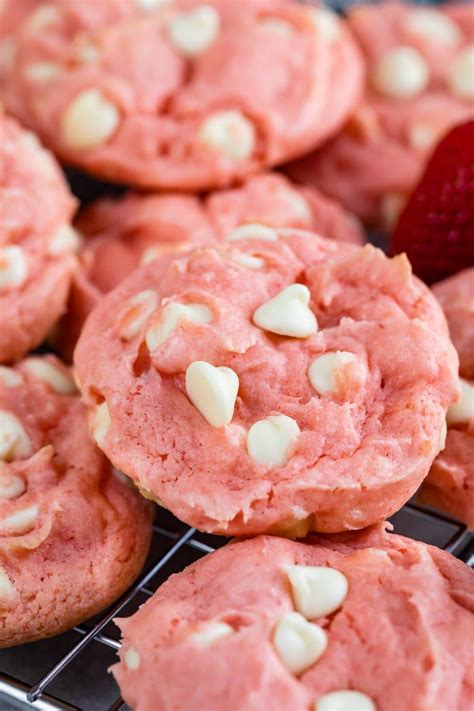 easiest strawberry cake mix cookies recipe crazy  crust